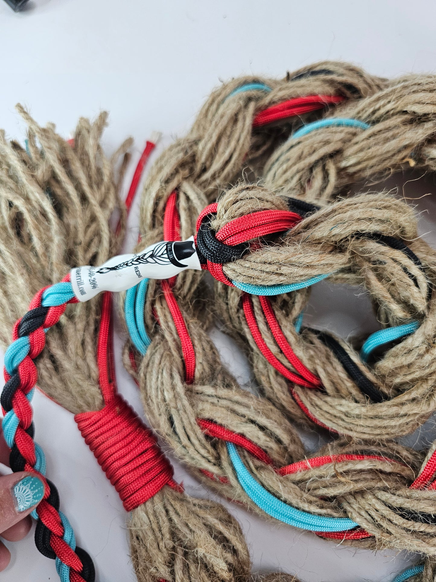 Turquoise Blaze – Custom Bronc Rein