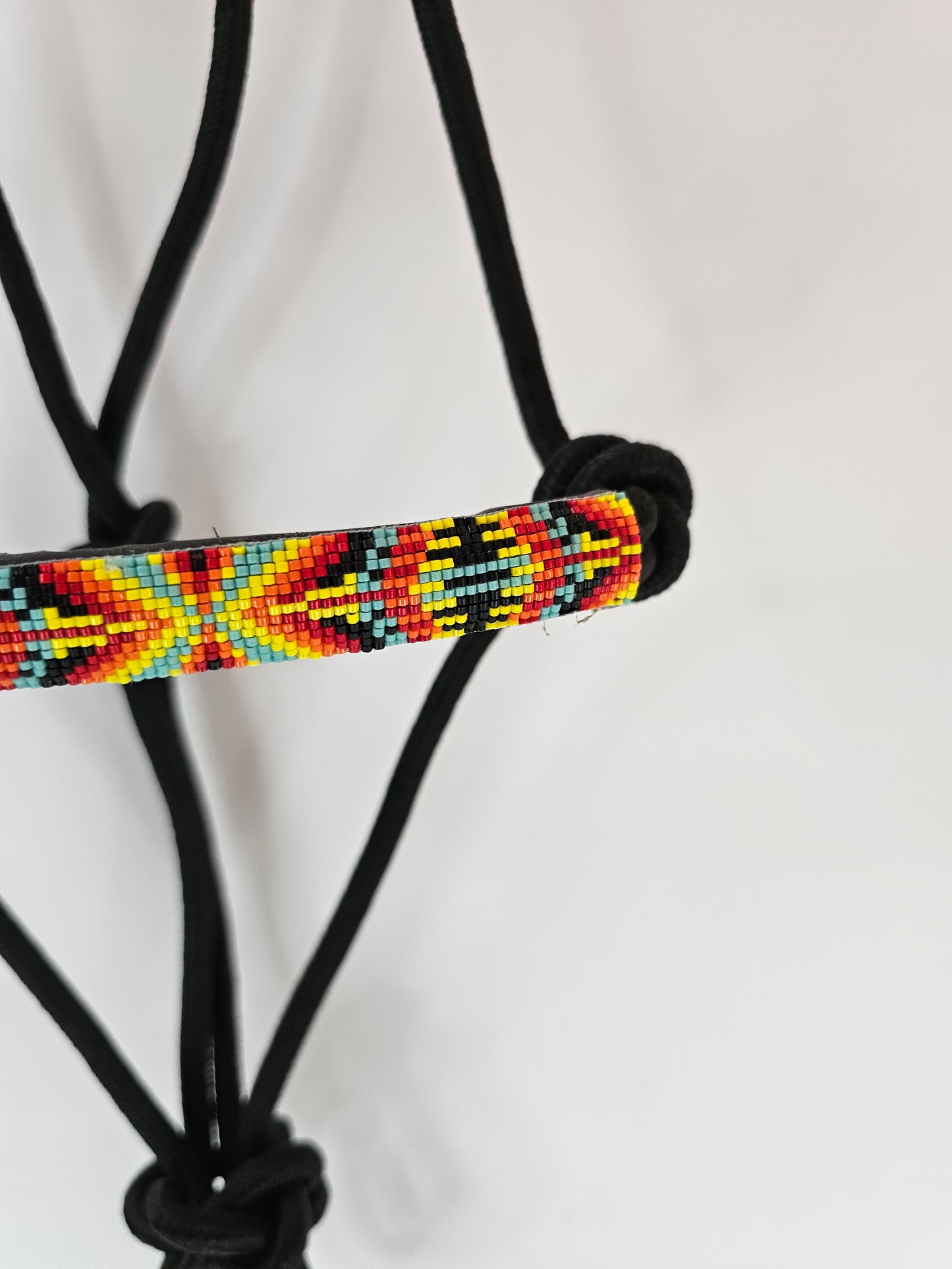 Blaze Line Beaded Ear Headstall