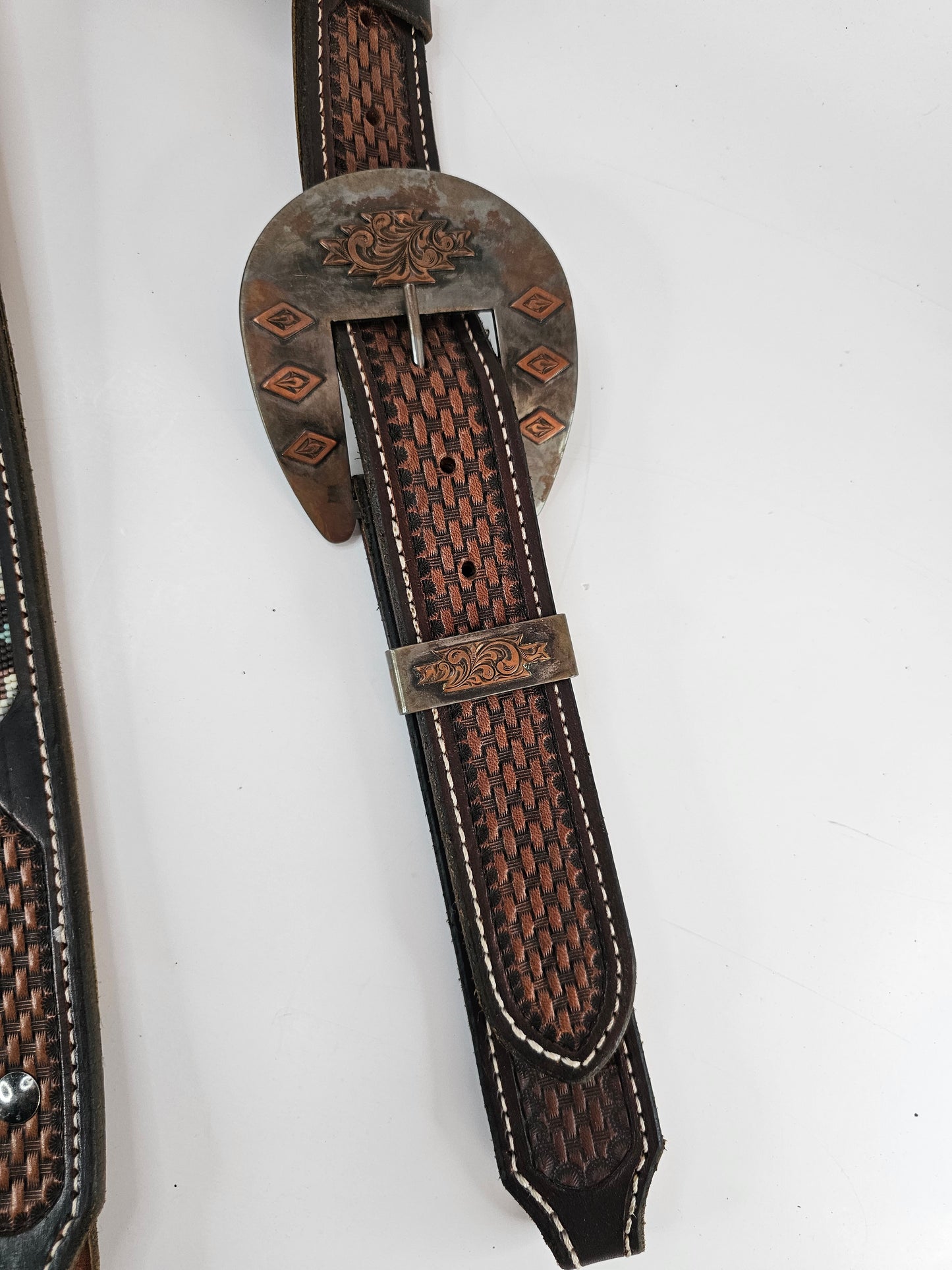 Desert Jewel -Single Ear Beaded Headstall