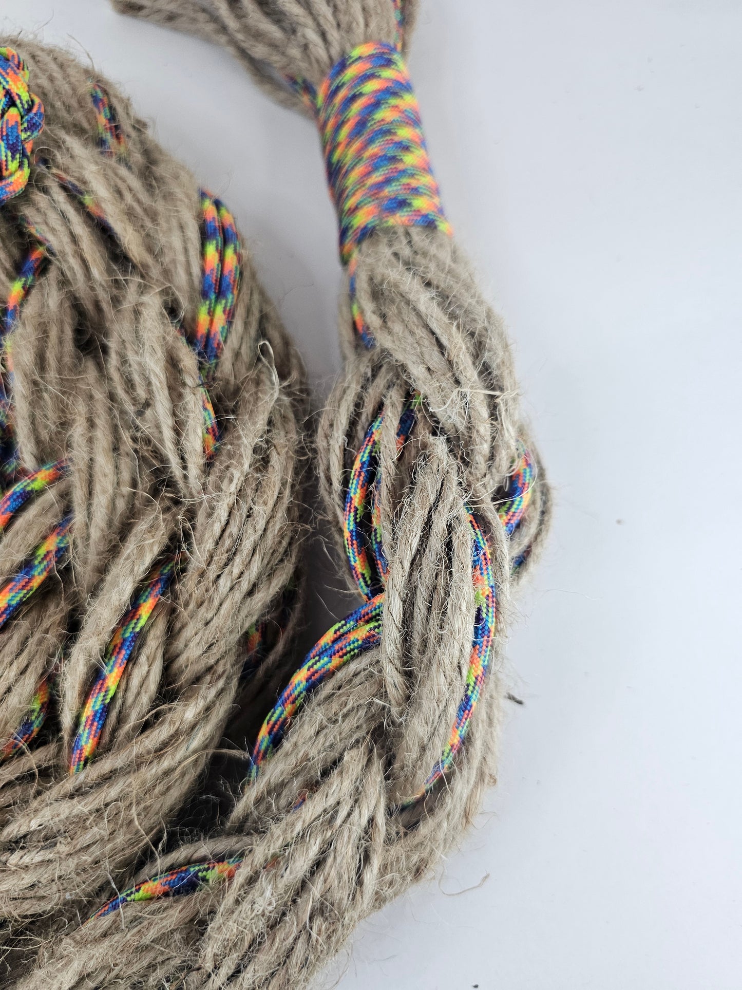 Rainbow Werck- Custom Hand Made Bronc Rein / Hack Rein