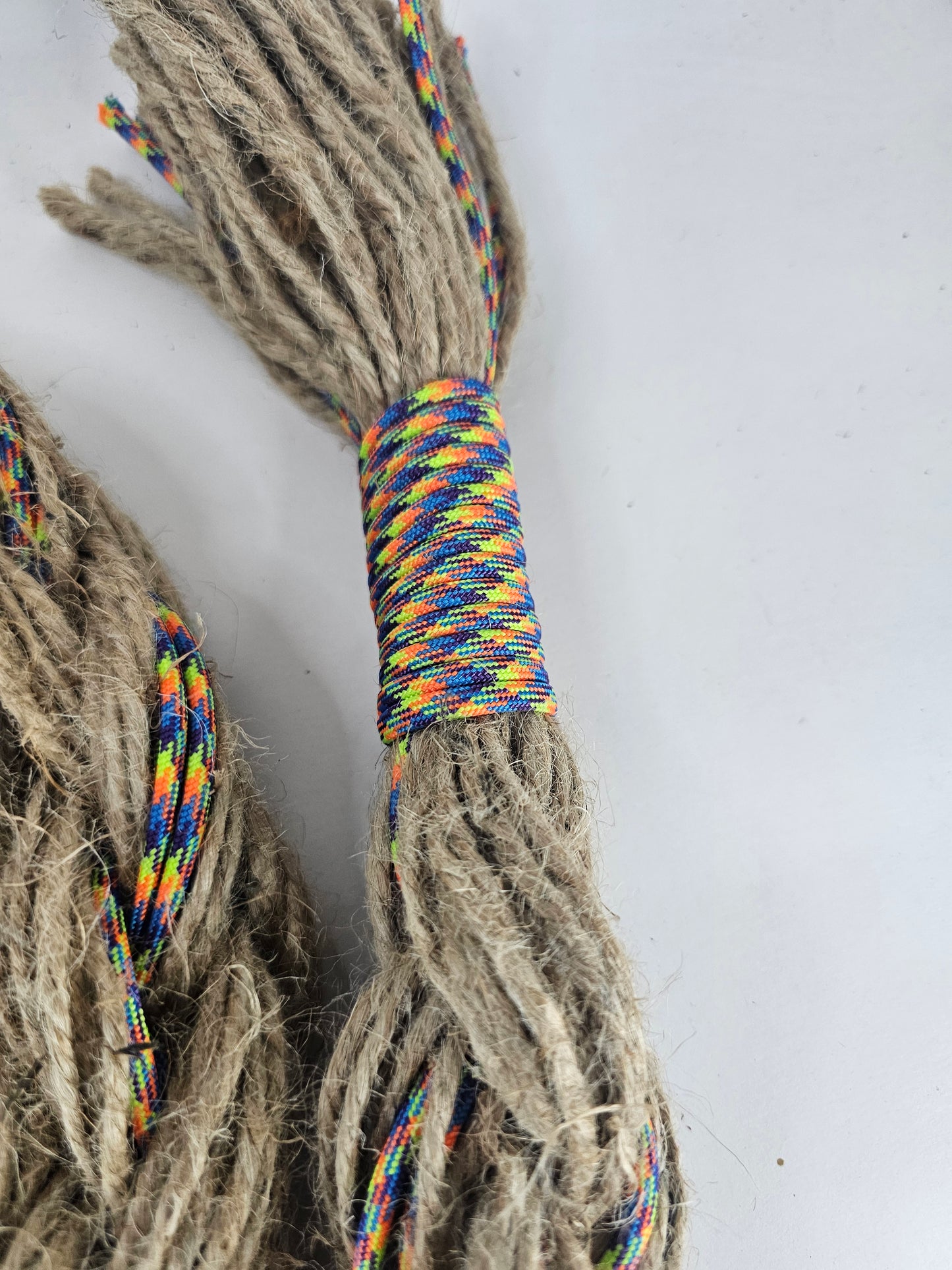 Rainbow Werck- Custom Hand Made Bronc Rein / Hack Rein